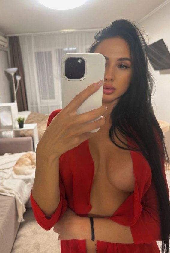 Kristina best red dress escort amsterdam
