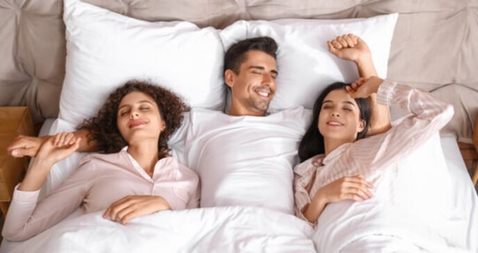 Couple Experiencing Their First Threesome Escort Session in Amsterdam