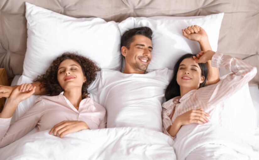 Couple Experiencing Their First Threesome Escort Session in Amsterdam