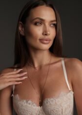 Power & Seduction – Youilia in Sexy Lingerie and Blazer | Escort Amsterdam