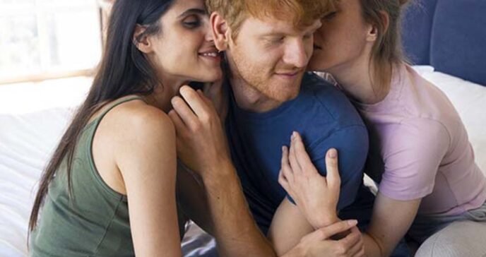 Classy bisexual escort threesome experience with two seductive companions in Amsterdam