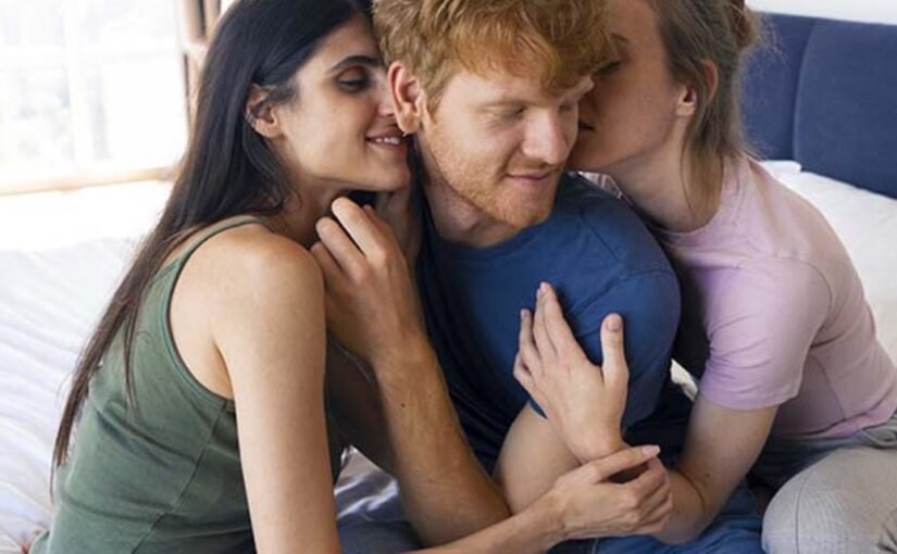 Classy bisexual escort threesome experience with two seductive companions in Amsterdam